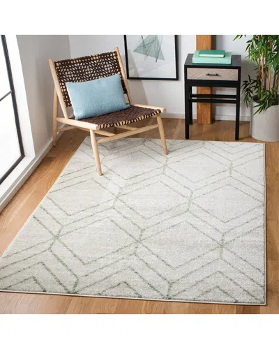 Safavieh Adirondack Serein Power Loomed Rug Ivory / Sage In White