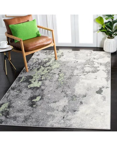 Safavieh Adirondack Shadele Power Loomed Rug Green / Grey In Gray