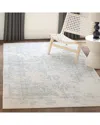 Safavieh Adirondack Stonebrook Power Loomed Rug Ivory / Sla In Blue