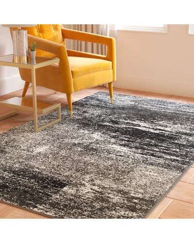 Safavieh Adirondack Stonepath Power Loomed Rug Silver / Bla In Gray
