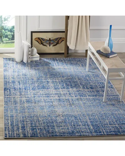 Safavieh Adirondack Strexel Power Loomed Rug Blue / Silver