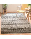 Safavieh Adirondack Tessura Power Loomed Rug Ivory / Charco In Green