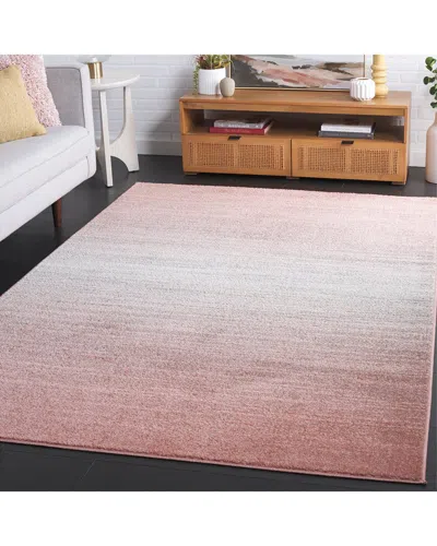 Safavieh Adirondack Thorncloud Power Loomed Rug Blush / Gre In Pink