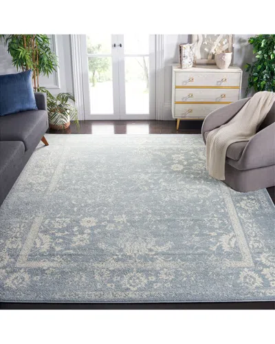 Safavieh Adirondack Tidefern Power Loomed Rug Slate / Ivory In Gray