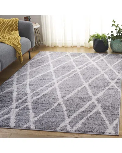 Safavieh Adirondack Tiltara Power Loomed Rug Ivory / Silver