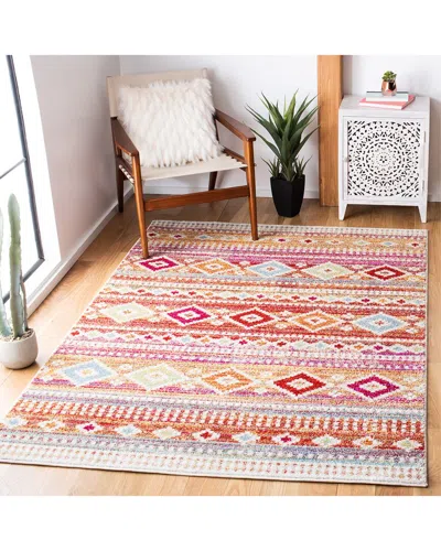 Safavieh Adirondack Torven Power Loomed Rug Rust / Ivory In Multi