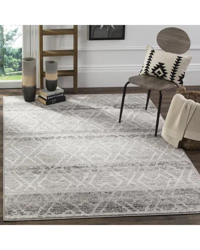 Safavieh Adirondack Trellara Power Loomed Rug Silver / Ivor In Gray