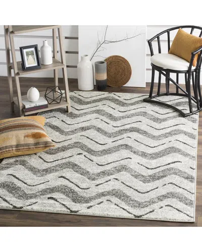 Safavieh Adirondack Twilune Power Loomed Rug Silver / Charc In Gray