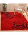 Safavieh Adirondack Wilderidge Power Loomed Rug Red / Black In Red