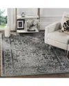 Safavieh Adirondack Wilderun Power Loomed Rug Grey / Black In Gray