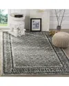 Safavieh Adirondack Windthorn Power Loomed Rug Ivory / Silv In Gray