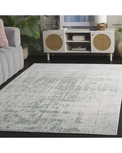 Safavieh Adirondack Wornell Power Loomed Rug Sage / Ivory In White