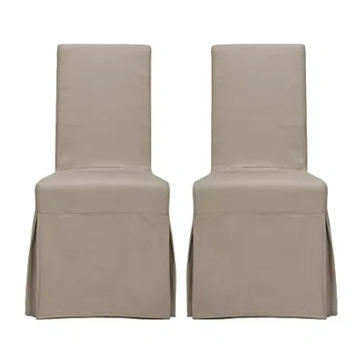 Safavieh Adrianna Dining Collection 2-pc. Upholstered Dining Chair In Purple