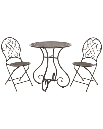 Safavieh Adriel 3pc Bistro Set In Black