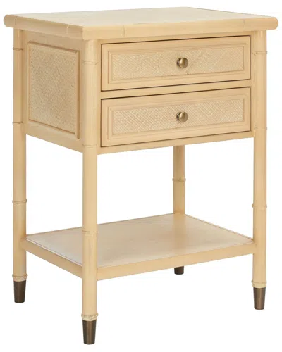 SAFAVIEH SAFAVIEH AHAB 2 DRAWER 1 SHELF ACCENT TABLE
