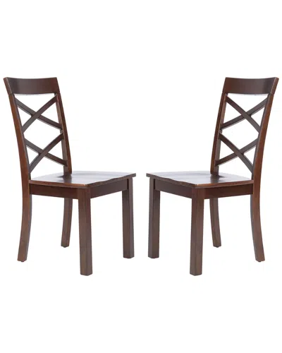 SAFAVIEH SAFAVIEH AINSLEE SET OF 2 DINING CHAIRS