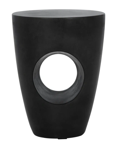 Safavieh Aishi In/outdoor Accent Stool In Black