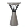 Safavieh Akiko Weather Resistant Cement Side Table In Gray
