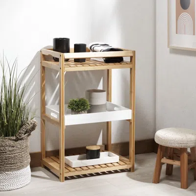 Safavieh Akio 3 Tier Shelf In Brown