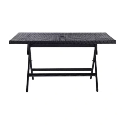 Safavieh Akita Outdoor Folding Table In Black
