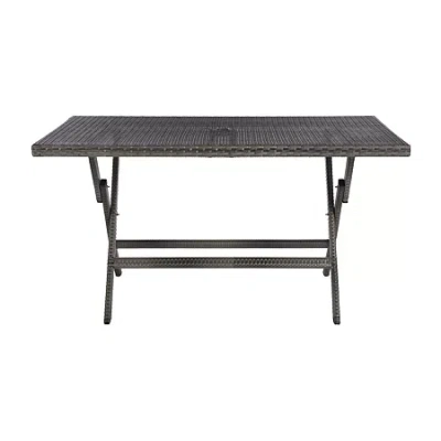Safavieh Akita Outdoor Folding Table In Gray