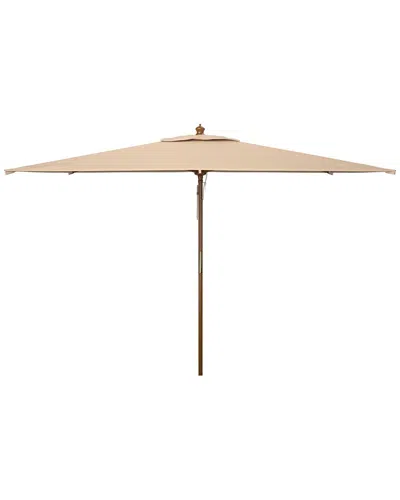 Safavieh Aklin 10ft Wood Umbrella In Neutral