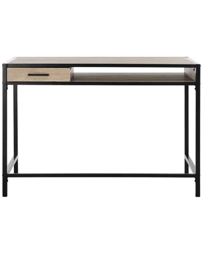 Safavieh Alan 1 Shelf Desk With Drawer In Brown