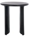 Safavieh Alanka Round End Table In Black