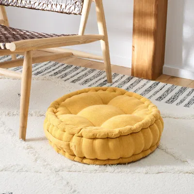 Safavieh Alaris Round Floor Pillow In Brown