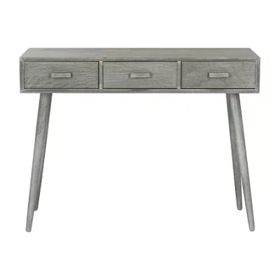 Safavieh Albus Storage 3-drawer Console Table In Gray