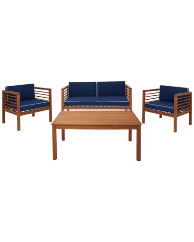 Safavieh Alda 4pc Living Set In Brown