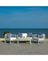 Safavieh Alda 4pc Outdoor Set With Accent Pillows