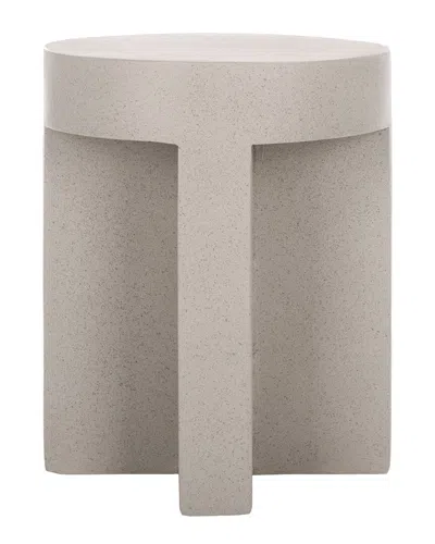 Safavieh Aldrich Round Accent Table In Neutral