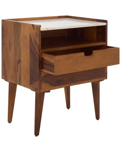 Safavieh Alexi 2-drawer Nightstand In Brown
