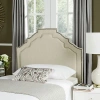 Safavieh Alexia Hemp Headboard Brass Nail Heads