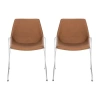 Safavieh Alexis Dining Collection 2-pc. Upholstered Dining Chair In Brown
