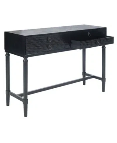 Safavieh Aliyah 4 Drawer Console Table In Black