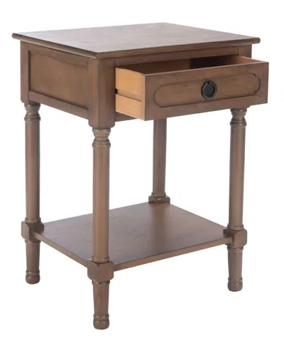 Safavieh Allura 1 Drawer Accent Table In Brown