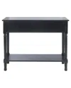 Safavieh Allura 2 Drawer Console Table In Black