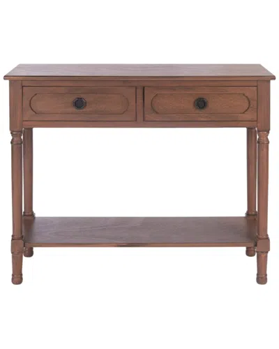 Safavieh Allura 2-drawer Console Table In Brown