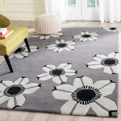 Safavieh Allure Hand Made Area Rug, Grey Contemporary Style Non-shedding In Gray