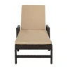 Safavieh Alma Patio Collection Lounge Chair In Brown