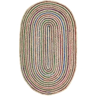 Safavieh Amaia Striped Oval Rug In Multi