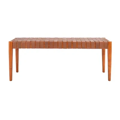 Safavieh Amalia Bench In Brown