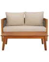Safavieh Amanda Bench & Table Set In Brown