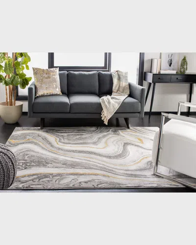 Safavieh Amandala Power-loomed Rug, 10' X 14' In Grey, Gold