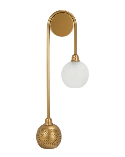 Safavieh Amari 2-light 7in Wall Sconce In Gold