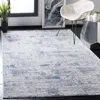 Safavieh Amelia Machine Made Area Rug, Blue / Grey Contemporary Style Easy Care In Blue