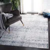 Safavieh Amelia Machine Made Area Rug, Grey / Blue Transitional Style Easy Care In Blue