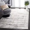 Safavieh Amelia Machine Made Area Rug, Grey / Gold Contemporary Style Easy Care In Gray